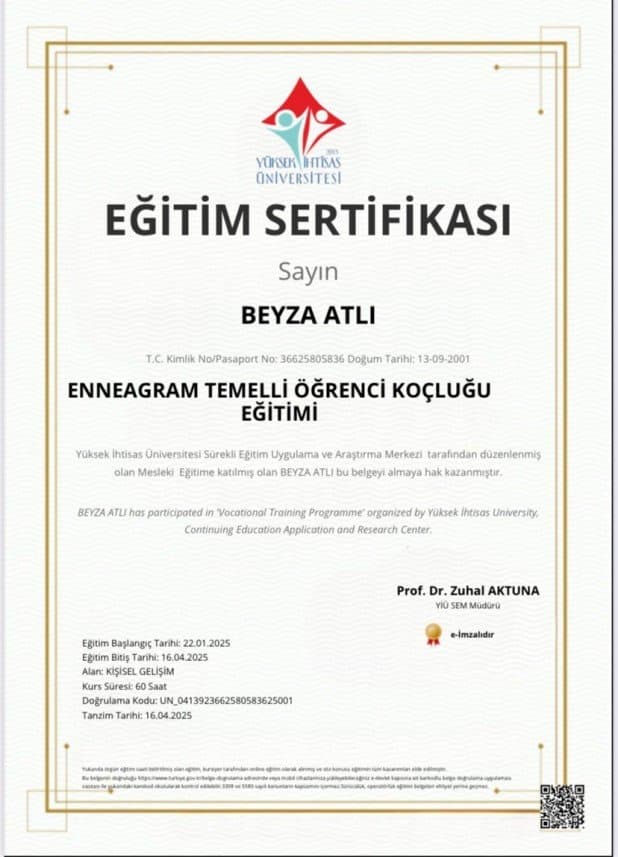Beyza A. — çalışma 2