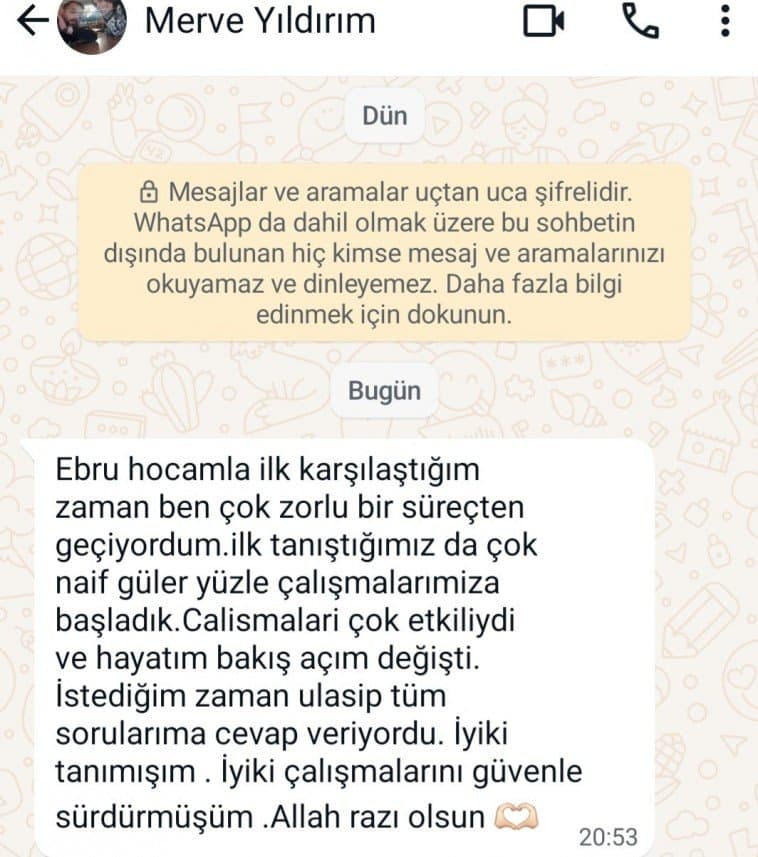 Ebru T. — çalışma 1