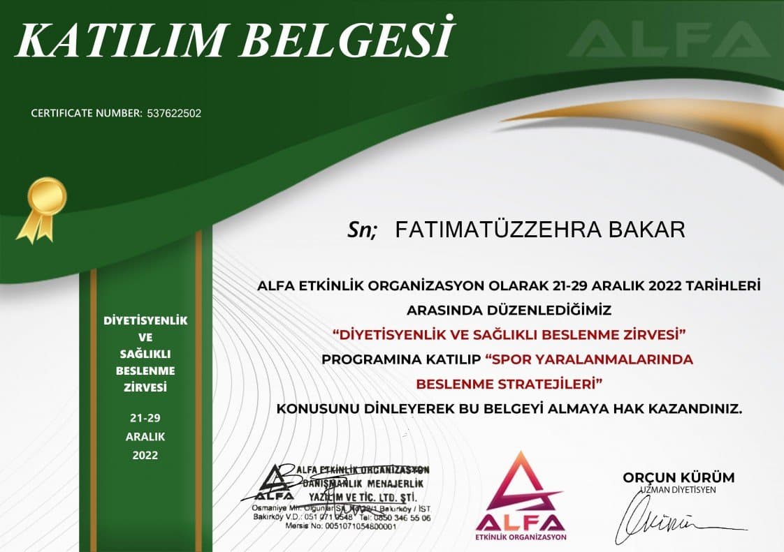 Diyetisyen B. — çalışma 3