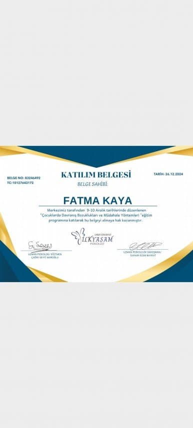 Fatma K. — çalışma 1