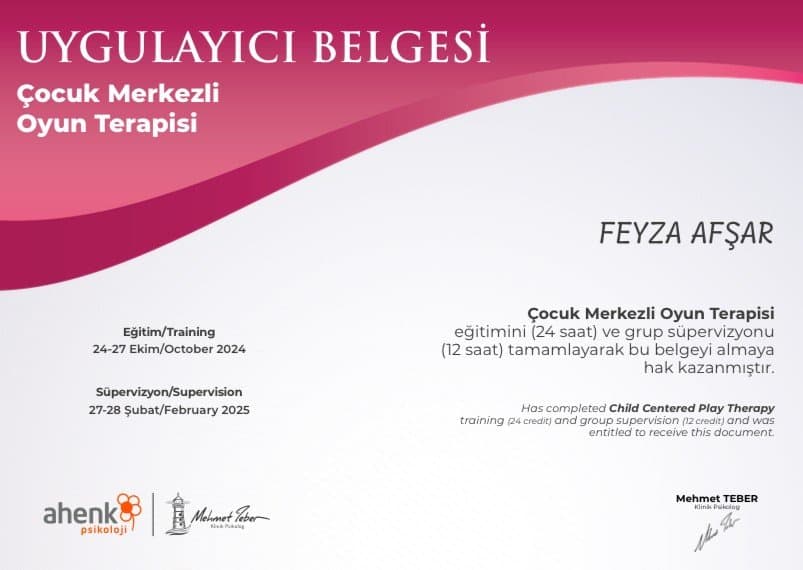 Feyza A. — çalışma 5