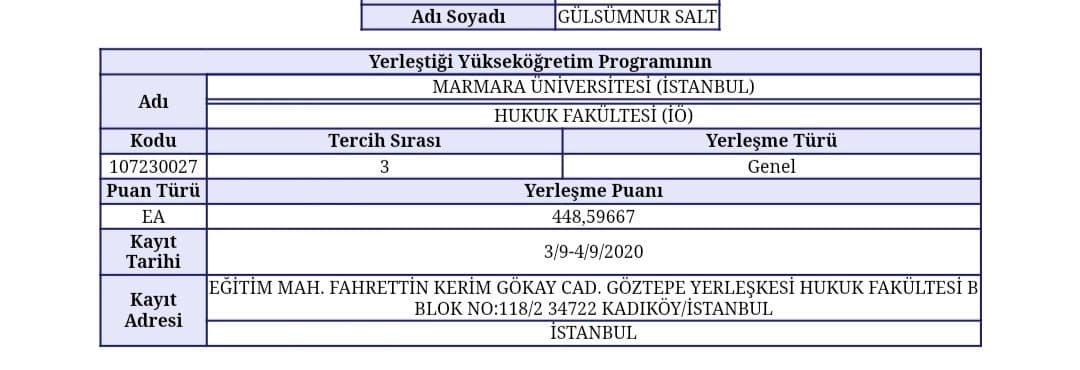 Gülsümnur S. — çalışma 2