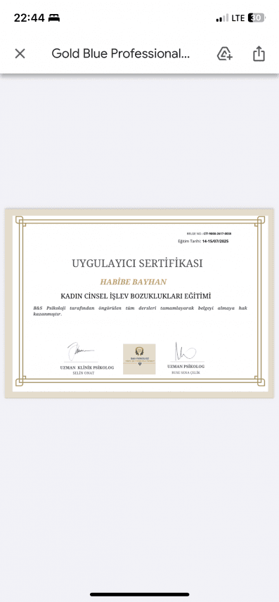 Habibe B. — çalışma 7