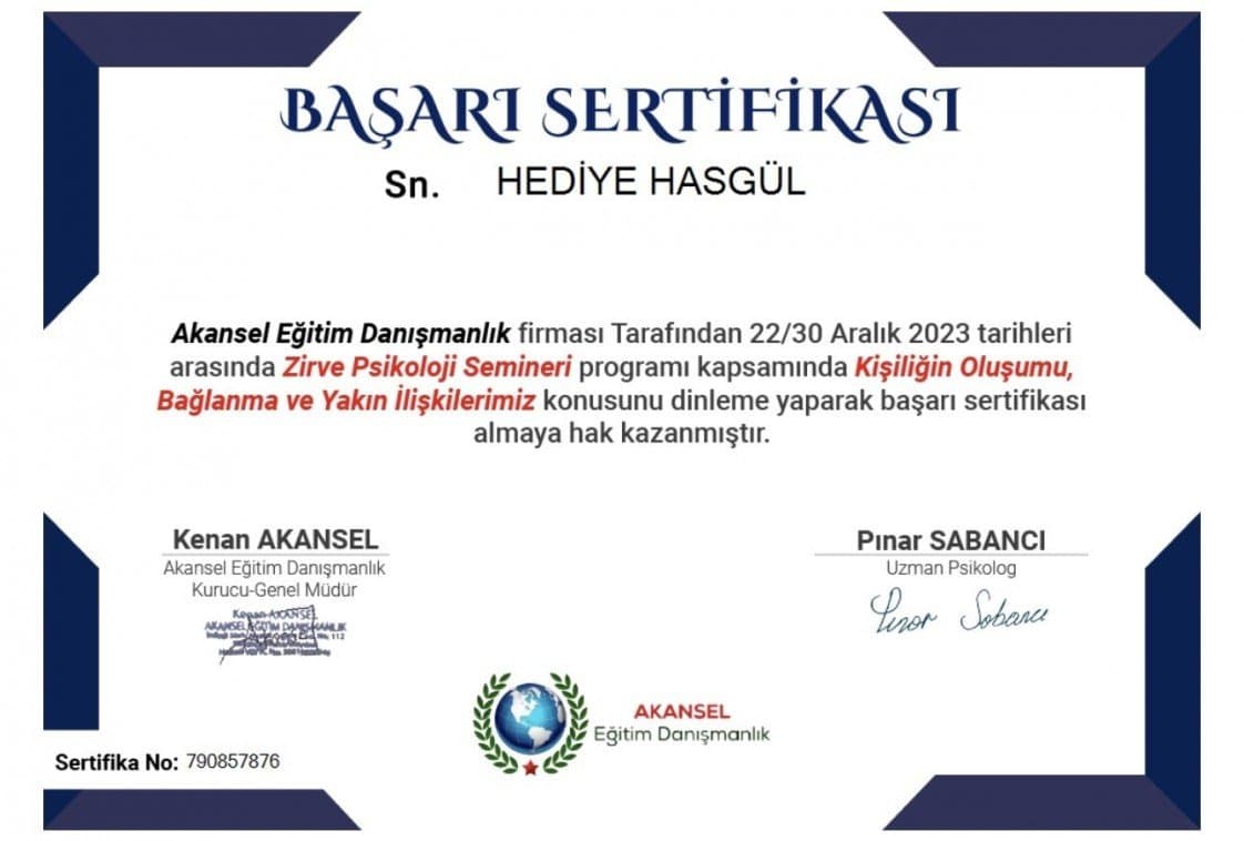Hediye H. — çalışma 2