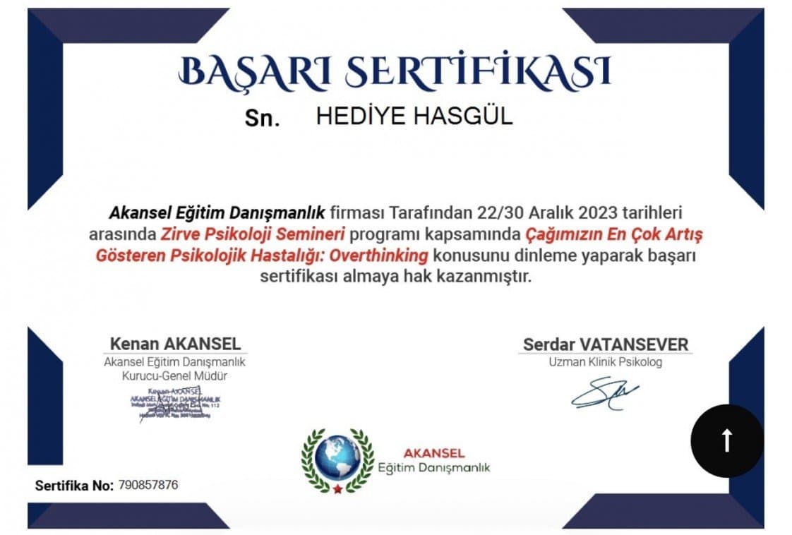 Hediye H. — çalışma 5