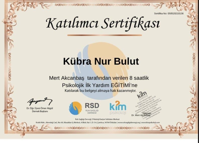 Kübra B. — çalışma 2