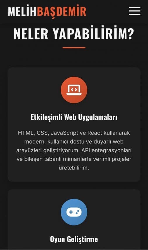 Melih B. — çalışma 2