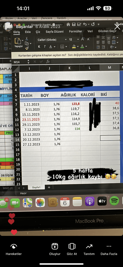 Melike Y. — çalışma 1