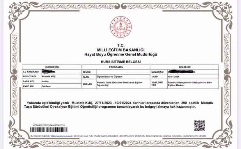 Mustafa K. — çalışma 3