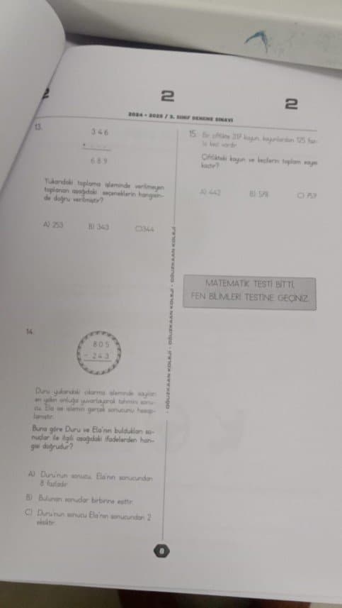 Sinem A. — çalışma 1