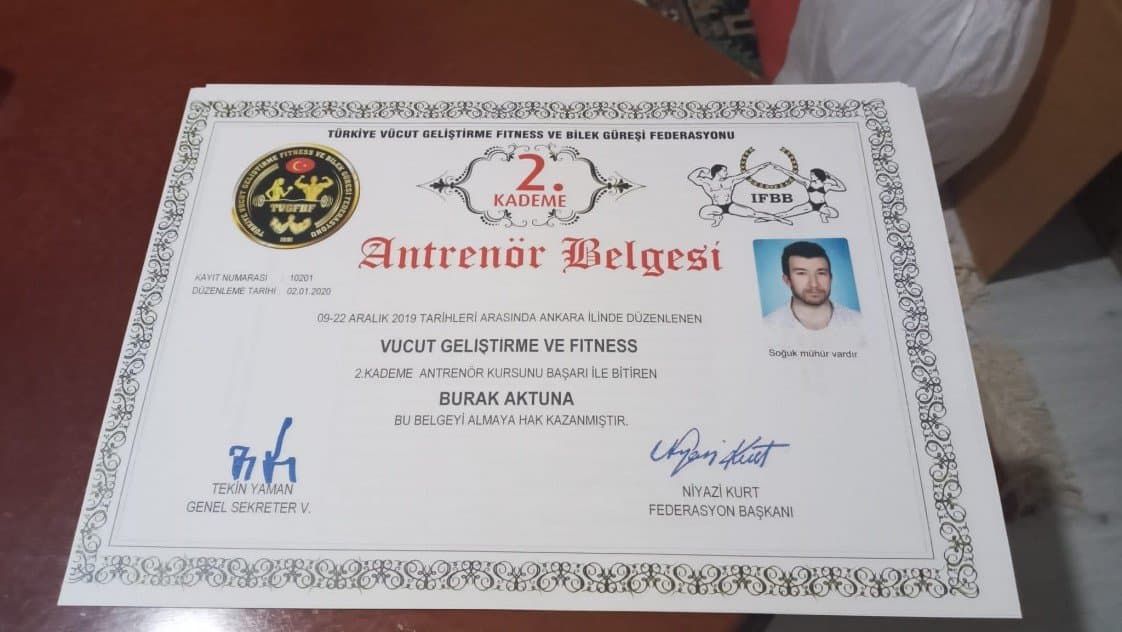 Trainer B. — çalışma 1