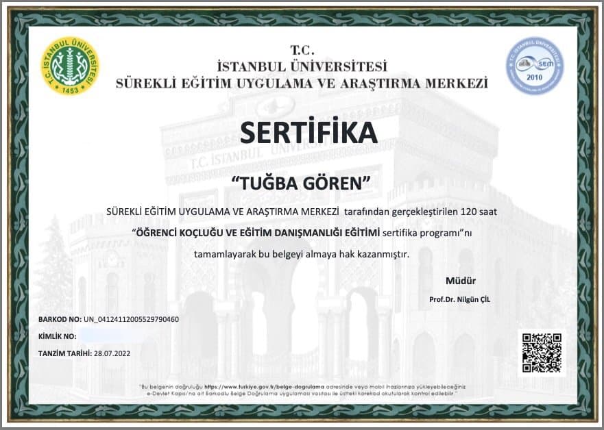 Tuğba G. — çalışma 1