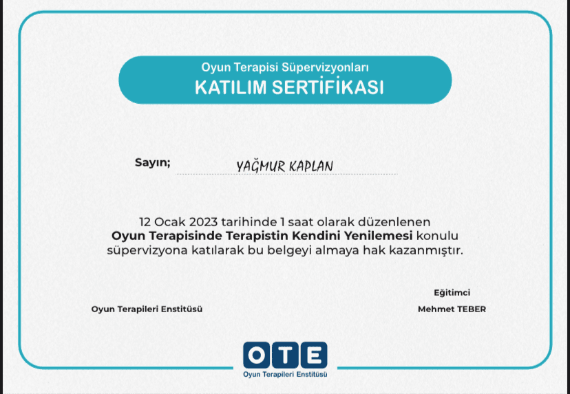 Yağmur K. — çalışma 1