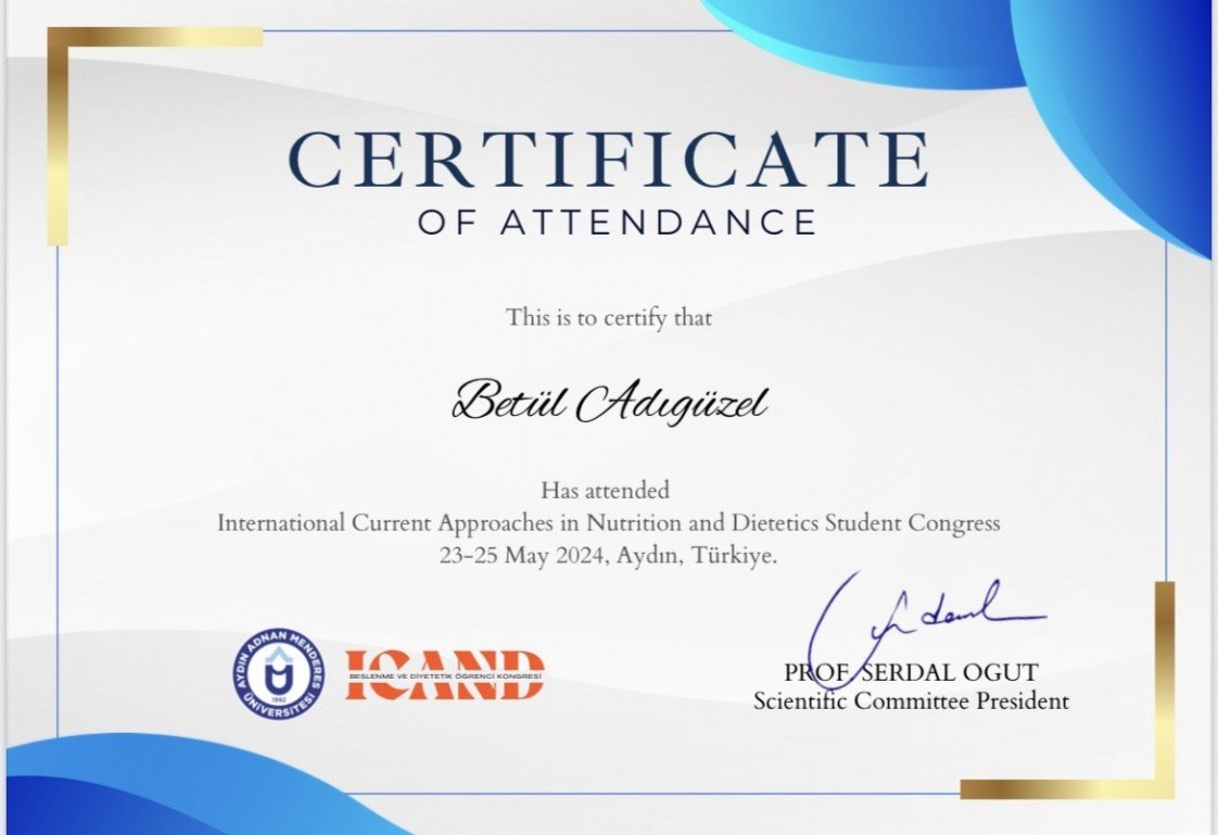 Diyetisyen Betül Adıgüzel