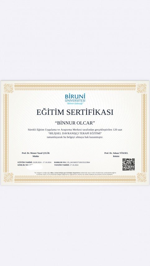 Uzm. Klnk. Psk. Binnur Olcar