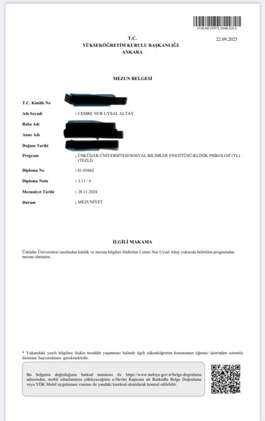 Cemre Nur Uysal Altay