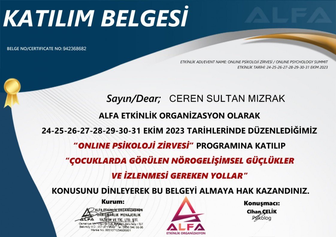 Ceren Sultan Mızrak