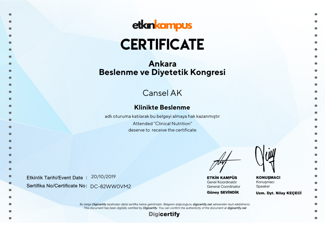 Diyetisyen Cansel Karahan