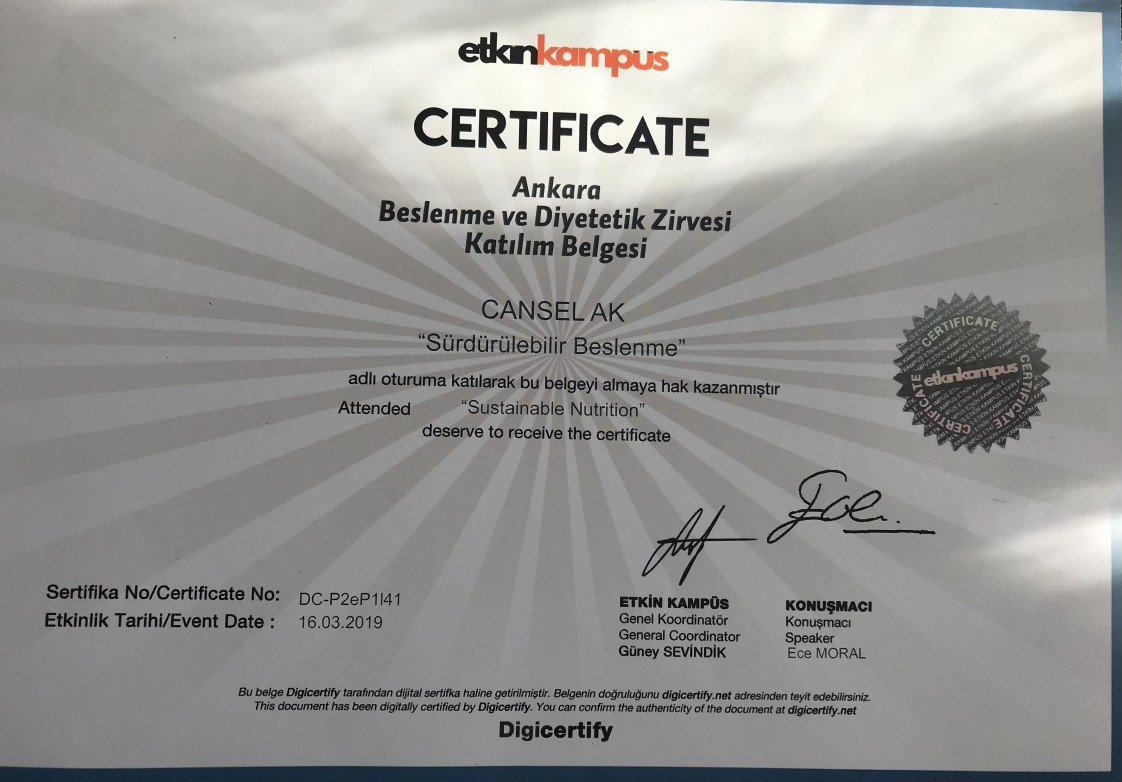 Diyetisyen Cansel Karahan