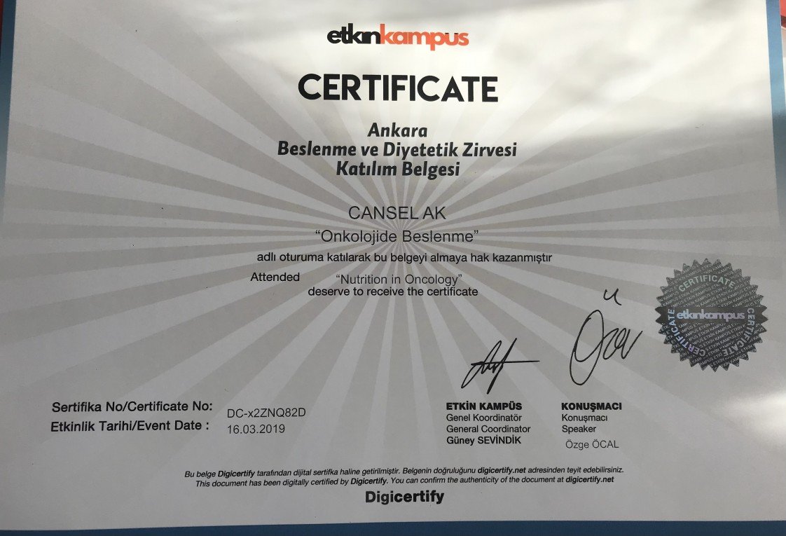 Diyetisyen Cansel Karahan