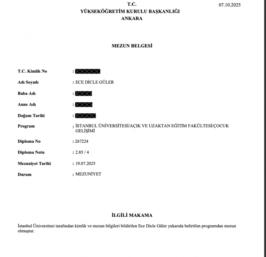 Klinik Psk. Ece Dicle Güler