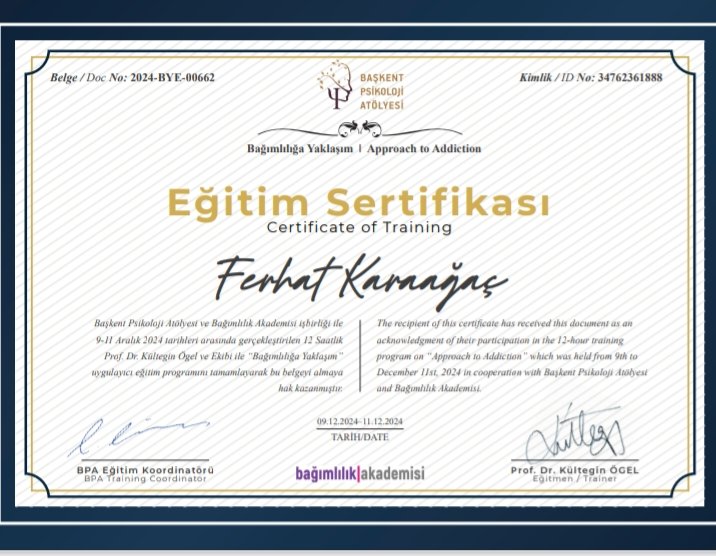 Uzman Psikolog Ferhat Karaağaç