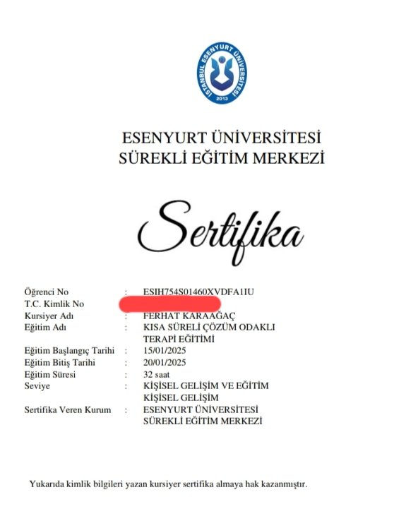 Uzman Psikolog Ferhat Karaağaç