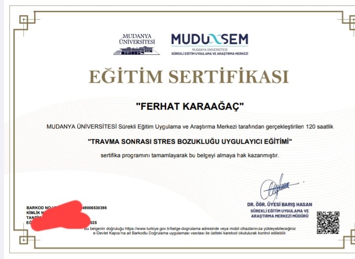 Uzman Psikolog Ferhat Karaağaç