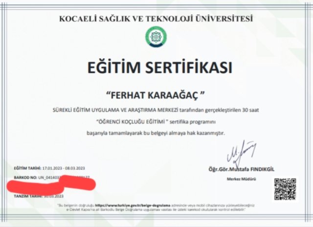 Uzman Psikolog Ferhat Karaağaç