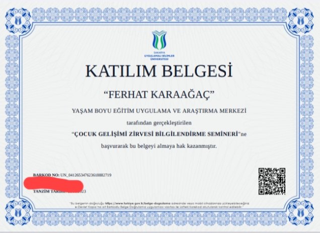 Uzman Psikolog Ferhat Karaağaç