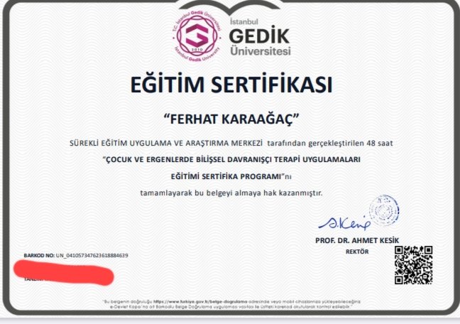 Uzman Psikolog Ferhat Karaağaç