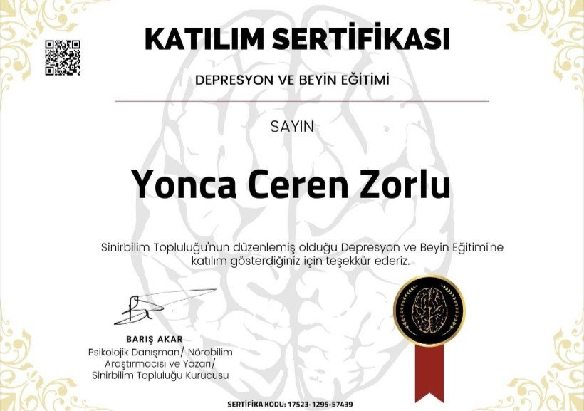 Klinik Psk. Yonca Ceren Zorlu