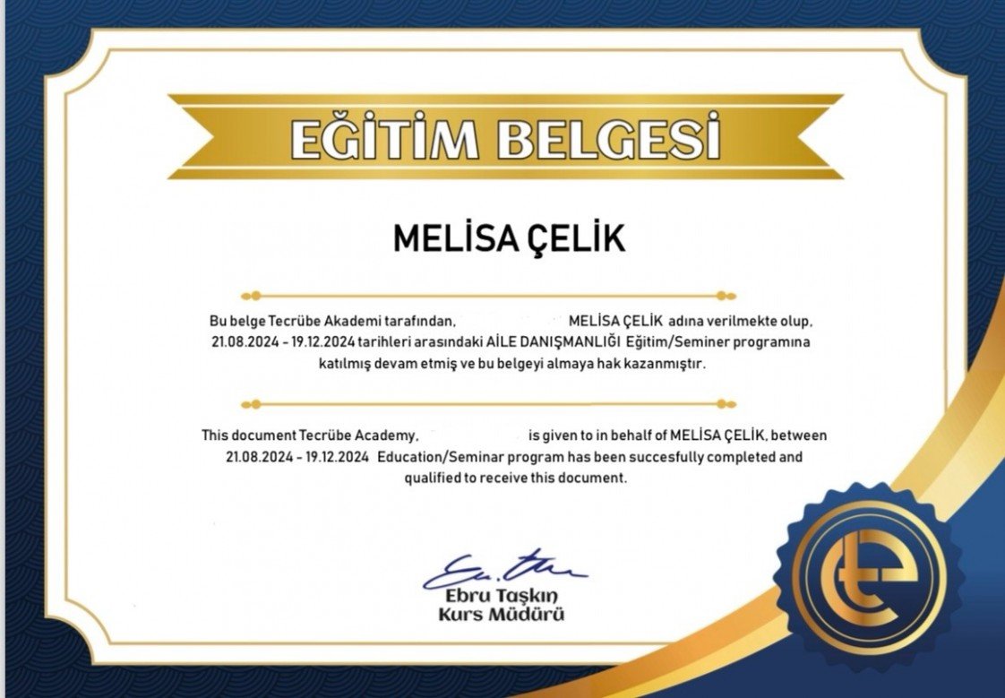 Psikolog Melisa Çelik