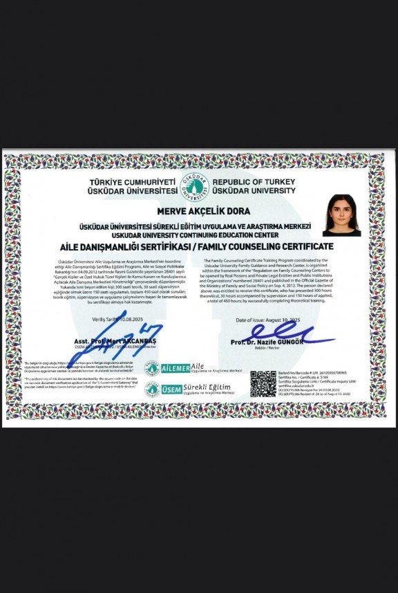 Aile Danışmanı Merve Dora
