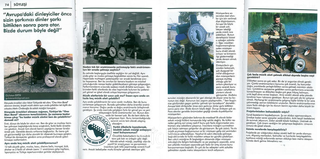 Metin Önderoğlu One Man Band