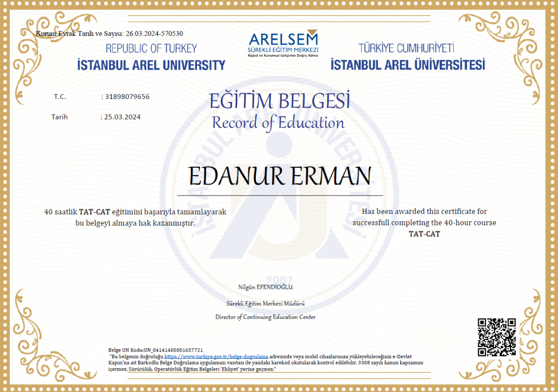 Psikolog Edanur Erman