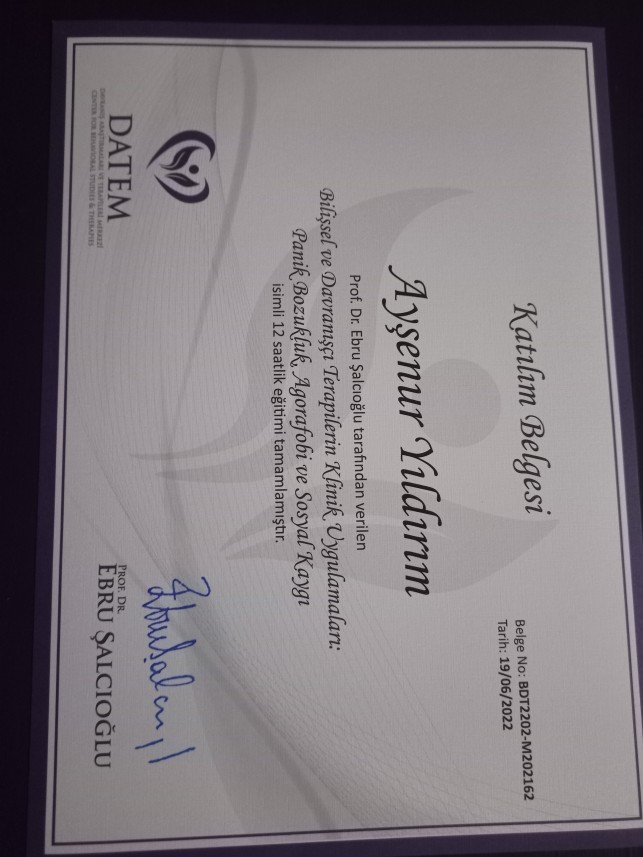 Psk. Ayşenur Yıldırım