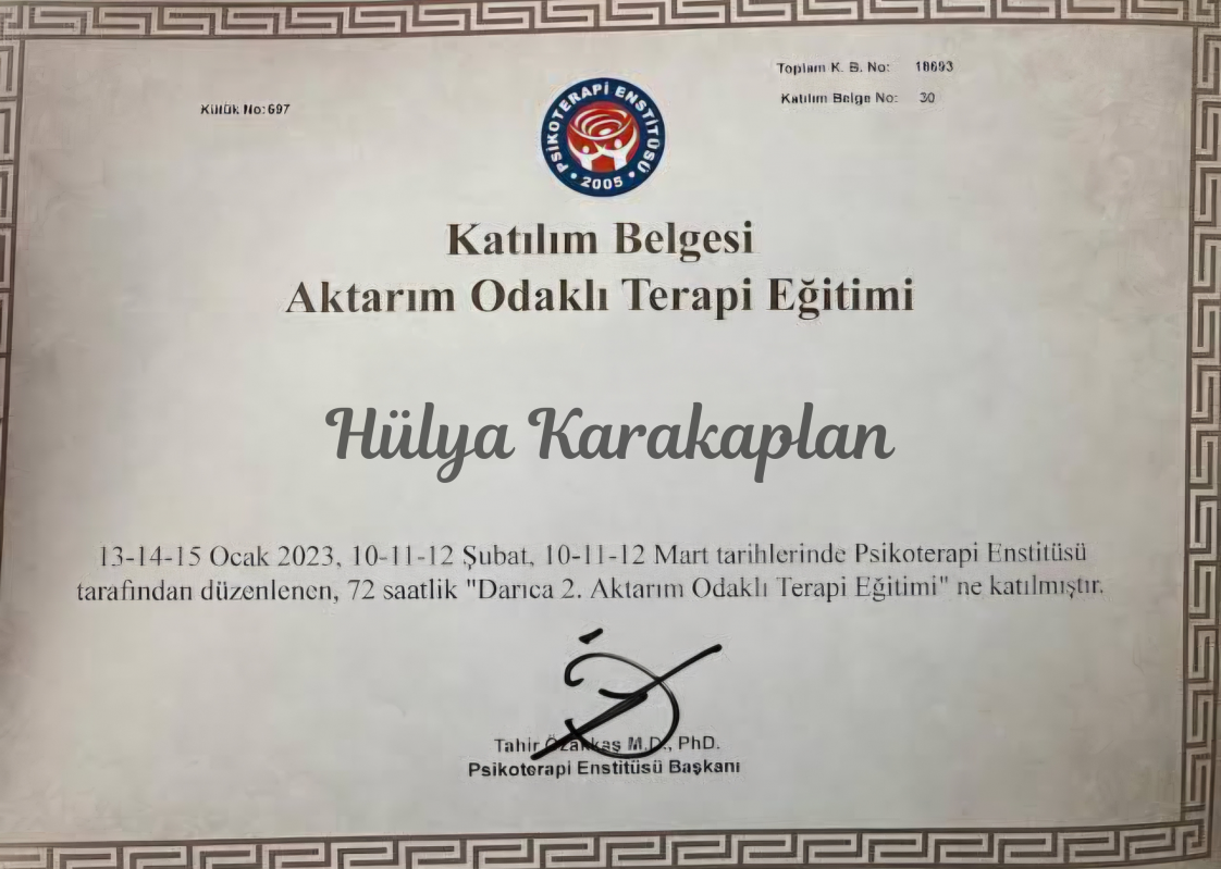 Uzm.Psk.Hülya Karakaplan