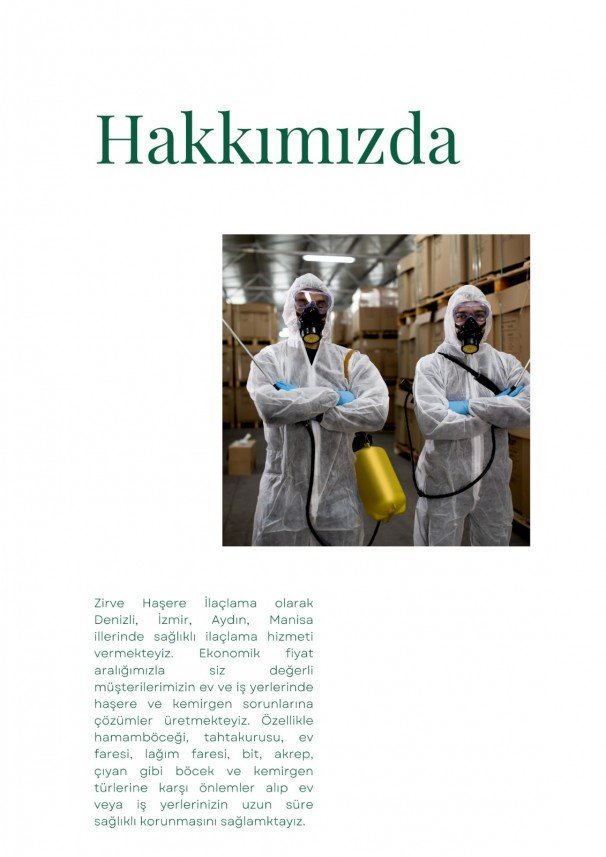 Zirve Haşere İlaçlama